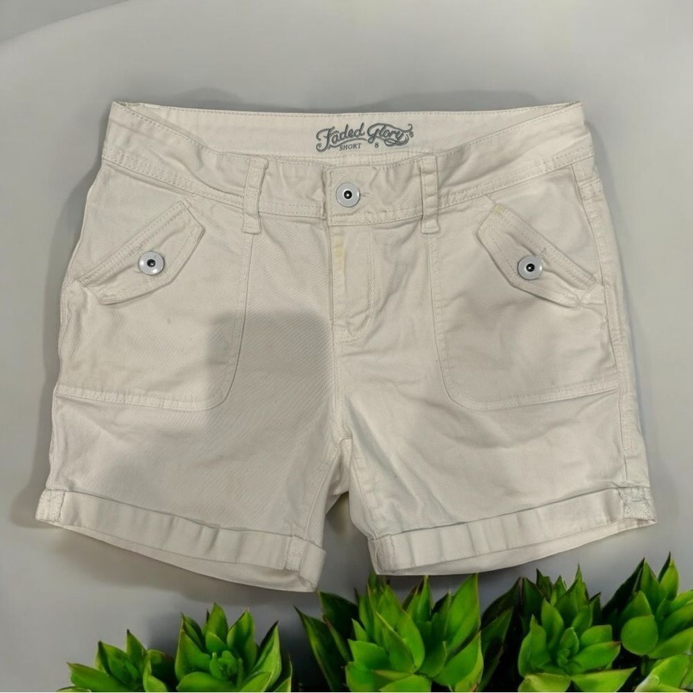 FADED GLORY. WOMEN’S BERMUDA SHORTS. SIZE 8.